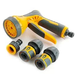 Набір для поливу Сила 1 пістолет 9 x 1 адаптер 1/2" x 3/4" x 2 конектори 3/4" (4шт)
