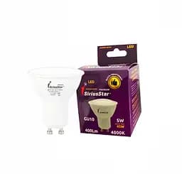 Светодиодная лампа SIRIUSSTAR 3508 MR16 220V 5W 4000K- GU10