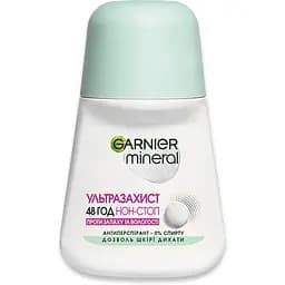 Дезодорант-антиперспирант Garnier Mineral Ультразащита против запаха и влажности шариковый 50 мл