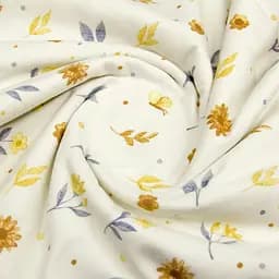 Наволочка Cosas Honey bloom фланелева 70х70 см жовта (Flannel_HoneyBloom_70x70) - мініатюра 2