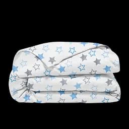 Підковдра дитяча Cosas Stars 110х140 см блакитна (StarsClear_GreyBlue_140q)