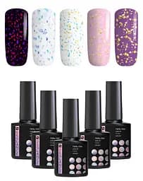 Набір гель-лаків з поталлю Reglance "Caprice" 7.5 мл