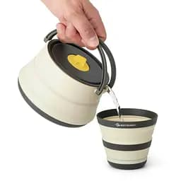 Чайник складаний Sea to Summit Frontier UL Collapsible Kettle 1.1 L Бежевий - мініатюра 4
