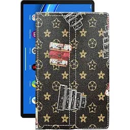 Чохол StatusCASE з екошкіри для планшету Lenovo Tab M10 Plus FHD LTE Луі-Вітон-коричневий