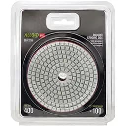 Круг алмазний Alloid Building Tools шліфувальний на липучці 100 мм зерно 400 (DD-63288) - мініатюра 4