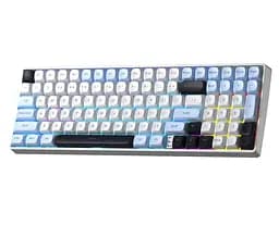 Клавіатура ігрова Aula S-100 PRO Wireless White-Black ENG/UKR Red Switch Hot-Swap USB, 2.4G, Bluetooth