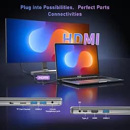 Ноутбук ACEMAGIC 16-inch, процесором Intel Alder Lake-N97, 16GB RAM 512GB SSD, Intel UHD графікою, Wi-Fi, BT5.0, Windows 11 Pro - мініатюра 5