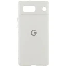 Чохол Lakshmi Silicone Cover Full Camera AA with logo для Google Pixel 9a Білий/White