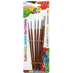 Набір пензликів для малювання Color-it Круглі 6 шт. 1009-CIT