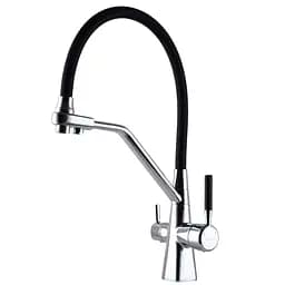 Смеситель для кухни под осмос Globus Lux GLLR-0700-L-00-01 000024666 Черный