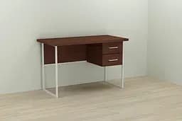 Комп'ютерний стіл Ferrum-decor Таккота 75x120x60 білий ДСП Венге 32мм (FRD-105772)