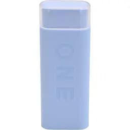 Органайзер для таблеток МВМ My Home PC-13 1 день, 11,5х4,2х1,8 см, голубой (PC-14 COLOR)