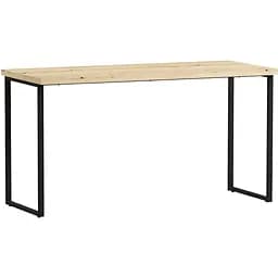 Стіл прямий лофт ОП-152 Orange-Line 1400х600х750 Чорний/Дуб Евок прибережний