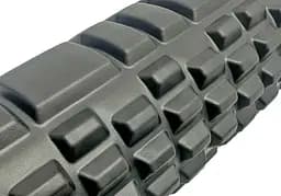 Масажний ролер EasyFit Grid Roller 60 см v.3.1 чорний - мініатюра 3