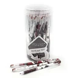 Ручка масляная Piano Chocolate, 0.6/0.7 мм, Soft Ink Pen, 50 шт.