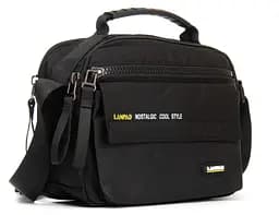 Сумка чоловіча Lanpad тканинна чорний (LAN4120 black)