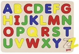 Пазл-вкладыш Goki Английский алфавит, 26 элементов (GK601G)