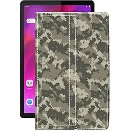 Чехол StatusCASE из экокожи для планшета Lenovo Tab K10 Хаки-зеленый