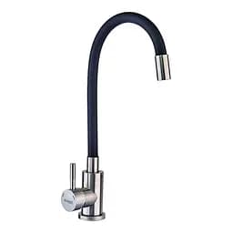 Змішувач для кухні Champion SUS-011 із силіконовим виливом CH0332 Нержавіюча сталь