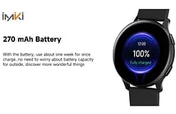 Смарт-годинник Smart Watch iMiki KW-66 Pro IP67 AMOLED Black - мініатюра 4