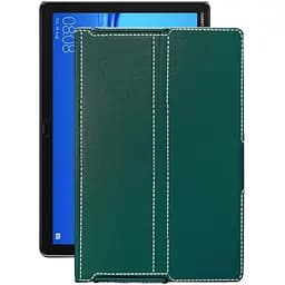 Чехол StatusCASE из экокожи для планшета Huawei MediaPad M5 lite 10 Тм. Бирюзовый