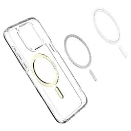 Чохол Spigen Ultra Hybrid MagFiдля iPhone 15 Pro (6.1") Gold ACS06718 прозорий протиударний - мініатюра 5