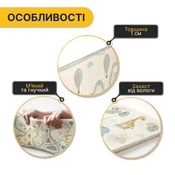 Дитячий ігровий килимок LEOBRO 150 x 200 x 1 см (LB-1021) - мініатюра 5