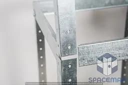 Стелаж металевий 200×65×65 оцинкований самозбірний SPACEMAX - мініатюра 4