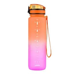 Пляшка для води UZSPACE 3038(Orange-Pink) 1000 мл, помаранчево-рожева - мініатюра 2