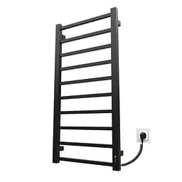 Електрична рушникосушарка Kosser Лофт 1000x500 ER ДЛФ03ER, Чорний матовий, Праве