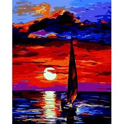 Картина за номерами ZiBi Art Line Вітрильник 40х50 см (ZB.64162)