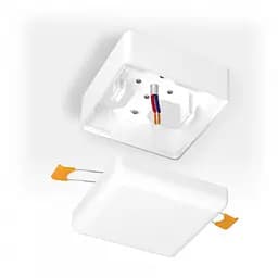 Рамка накладного монтажу безрамкового квадратного світильника VIDEX (VL-DLFS-09SF)