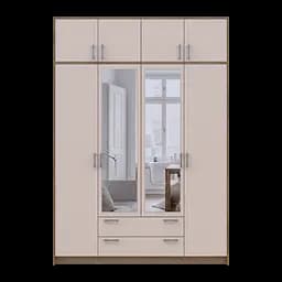 Антресоль Doros Ронді Дуб Артізан/Кашемір 4 ДСП 160х52х41 (80737833) - мініатюра 5