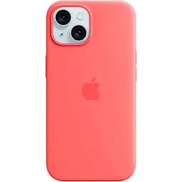 Чехол Silicone Case with MagSafe для Apple iPhone 15 Guava ААА [94560]