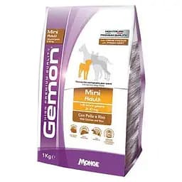 Сухий корм Gemon Dog Mini Adult курка з рисом для дорослих собак міні порід 1 кг