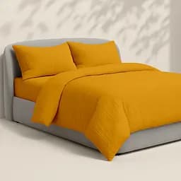 Наволочка Cosas Orange муслінова 40х60 см гірчична (0017Muslin_Orange_40x60) - мініатюра 7