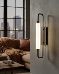Бра, настінний світильник Goldlux 333988 Felicja LED 1x10W 4000K 1500Lm IP20 чорний - мініатюра 2