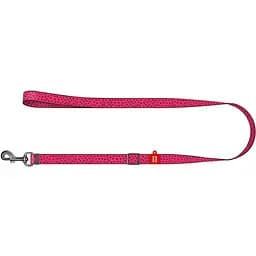 Повідець для собак Waudog Nylon Кавун, нейлоновий, S, 122х1,5 см, рожевий