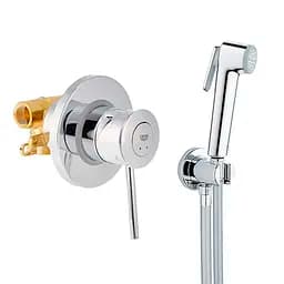 Набір гігієнічного душу прихованого монтажу Grohe QuickFix BauClassic UA202606QF, Хром