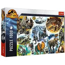 Пазл Trefl На стежці динозаврів Світ динозаврів колаж 1000 ел. (10727)