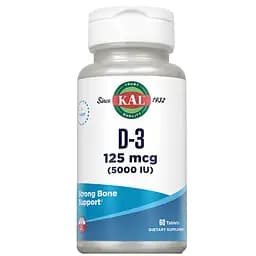 Витамины KAL D3 125 mcg 60 таблеток