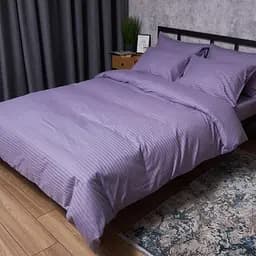 Постельный набор Moon&Star (пододеяльник 160х220 см + 2 наволочки 70х70 см) Satin Stripe Soft Lilac