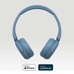 Навушники Sony On-ear WH-CH520 BT 5.2 SBC AAC Wireless Mic Синій (WHCH520L.CE7) - мініатюра 3