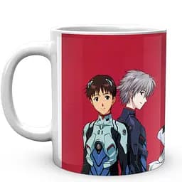 Кухоль GeekLand Evangelion Євангеліон Аска Сіндзі Каору EVA 002.31 330 мл білий