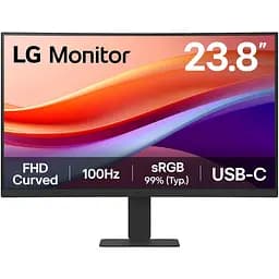 Монітор LG 23.8" 24U421A-B Curved FHD VA 100Hz (24U421A-B)