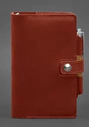 Жіночий шкіряний блокнот (Софт-бук) 4.0 кораловий