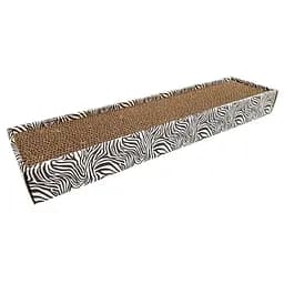 Грязь из гофрокартона с кошачьей мятой 48 x 12 x 5 см Croci ANIMALIER Zebra