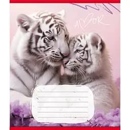 Зошит учнівський "Тварини" Leader 012-500394K-1 в клітинку, 12 аркушів (959050)