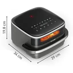 Мультипіч Tefal Easy Fry XL Surface 2200 Вт чорно-сіра (FW402HE0) - мініатюра 4