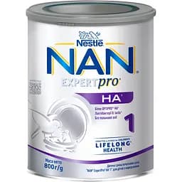 Детская смесь начальная сухая NAN ExpertPro HA 1 для детей с рождения 800 г